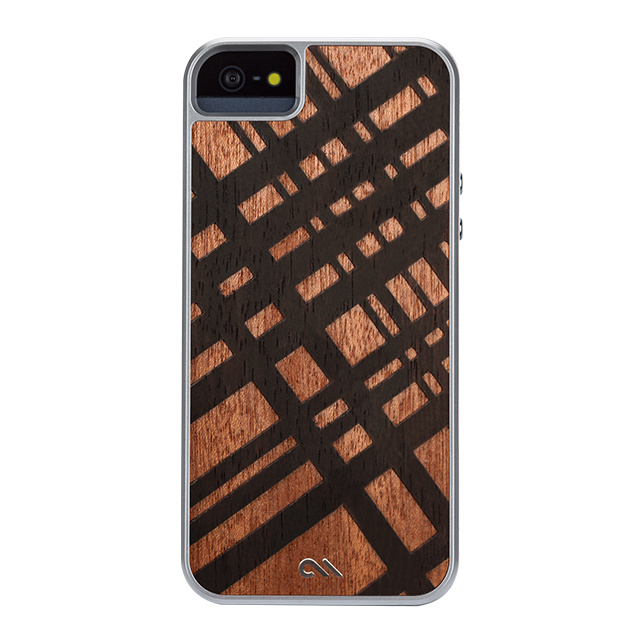 【iPhoneSE(第1世代)/5s/5 ケース】Crafted Woods Case (Carved Mahogany)