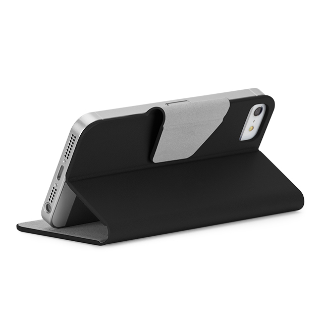 【iPhone5s/5 ケース】Slim Folio Blackサブ画像