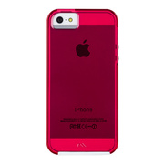 【iPhoneSE(第1世代)/5s/5 ケース】Hybrid Tough Naked Case (Shocking Pink/White)
