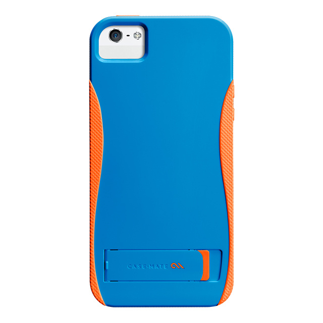 【iPhoneSE(第1世代)/5s/5 ケース】POP! with Stand Case (Blue/Tangerine)