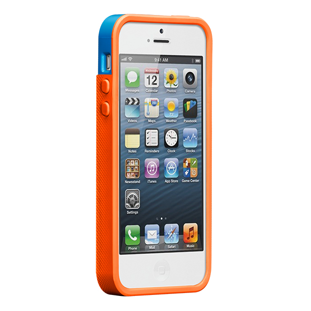 【iPhoneSE(第1世代)/5s/5 ケース】POP! with Stand Case (Blue/Tangerine)サブ画像