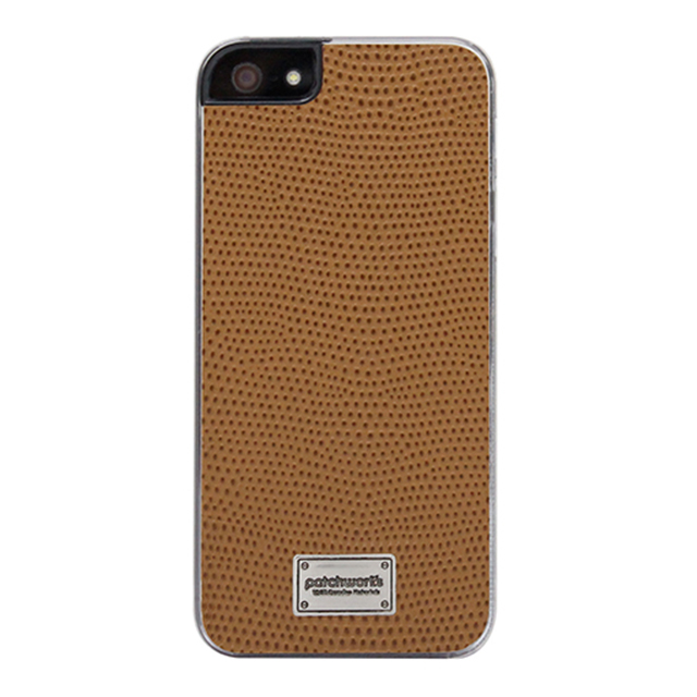 【iPhoneSE(第1世代)/5s/5 ケース】Classique Snap Case Leather (Lizard Tan)サブ画像