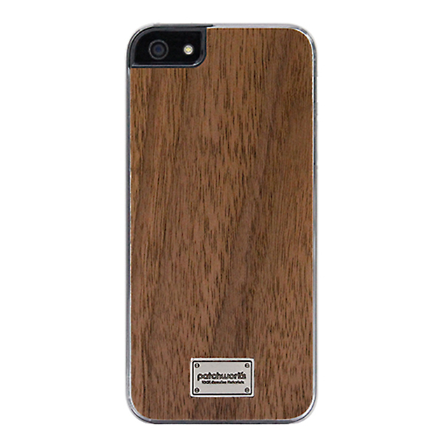 【iPhoneSE(第1世代)/5s/5 ケース】Classique Snap Case Hoxan Wood Walnutサブ画像