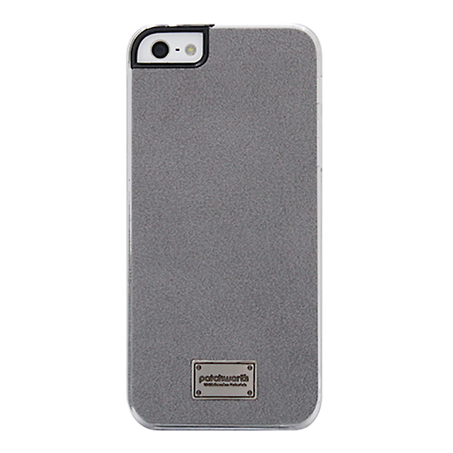 【iPhoneSE(第1世代)/5s/5 ケース】Classique Snap Case Ultra Suede Grey