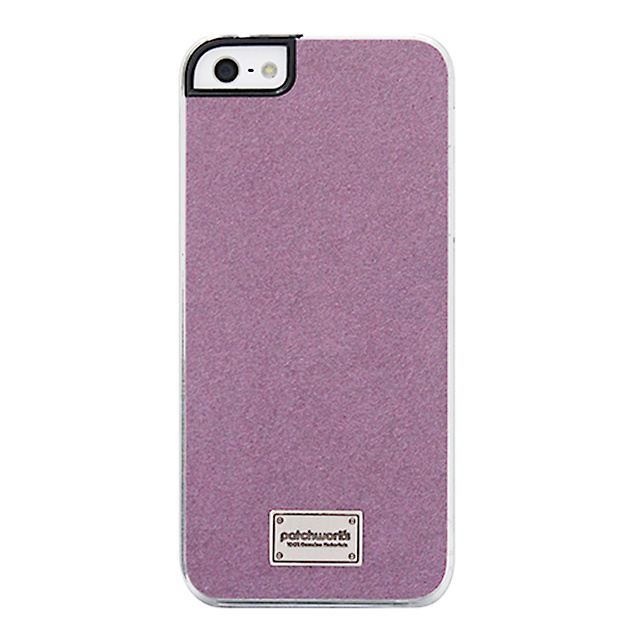 【iPhoneSE(第1世代)/5s/5 ケース】Classique Snap Case Ultra Suede Purple