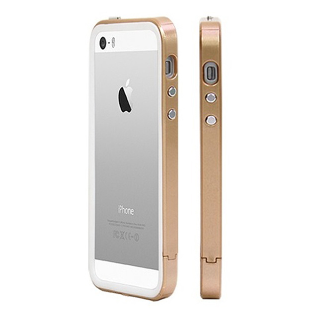 【iPhoneSE(第1世代)/5s/5 ケース】B1X Bumper Full Protection (Champagne Gold)
