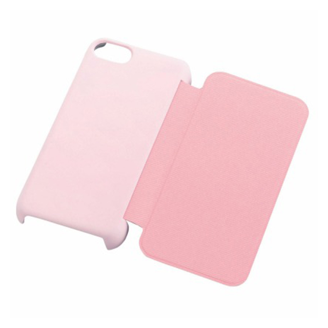 【iPhone5c ケース】シェルカバー（フラップ） ピンクサブ画像