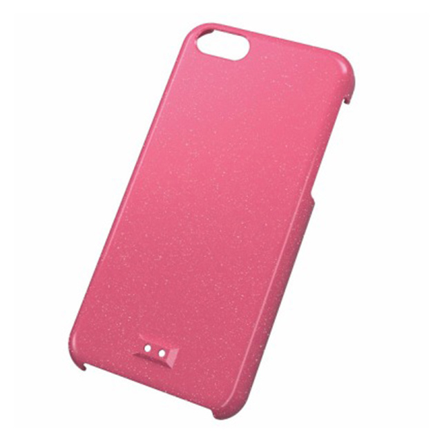【iPhone5c ケース】シェルカバー（ストラップホール付き） ラメディープピンク