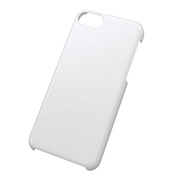 【iPhone5c ケース】シェルカバー(メタリック)ホワイト