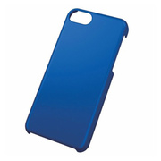 【iPhone5c ケース】シェルカバー(ラバーグリップ)ブルー