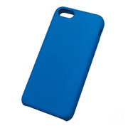 【iPhone5c ケース】シリコンケース（滑り止め）ブルー