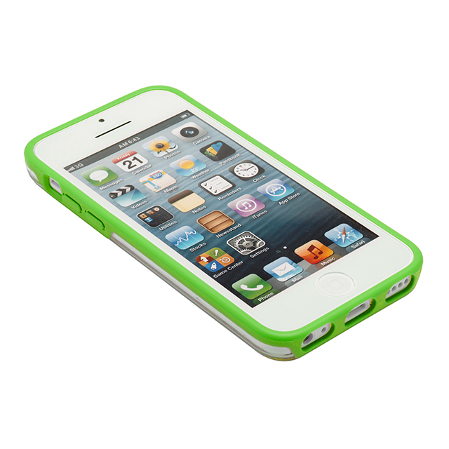【iPhone5c ケース】Slim View Case Lite-Greenサブ画像