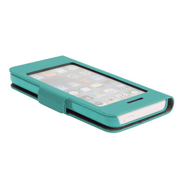 【iPhone5c ケース】Folio Window Case Lite-lake Blueサブ画像