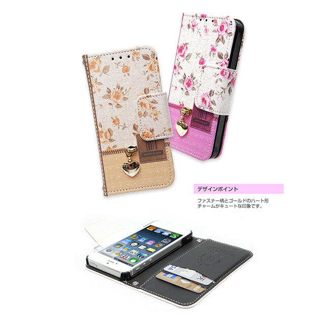 【iPhoneSE(第1世代)/5s/5 ケース】Zipper Flower (オレンジ)サブ画像