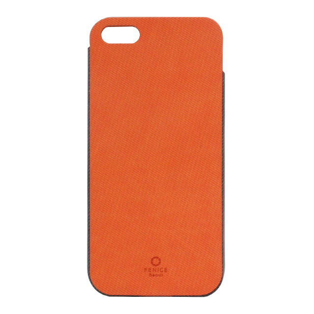 【iPhoneSE(第1世代)/5s/5 ケース】FENICE Classico PU (Orange)