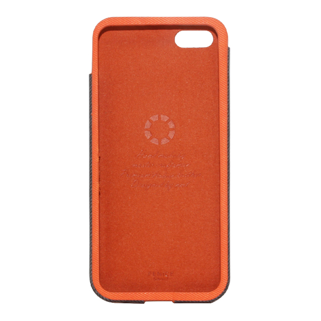 【iPhoneSE(第1世代)/5s/5 ケース】FENICE Classico PU (Orange)サブ画像
