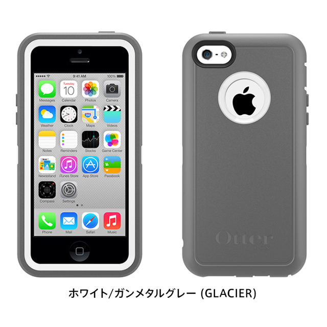 【iPhone5c ケース】OtterBox Defender ホワイト/ガンメタルグレー (GLACIER)サブ画像