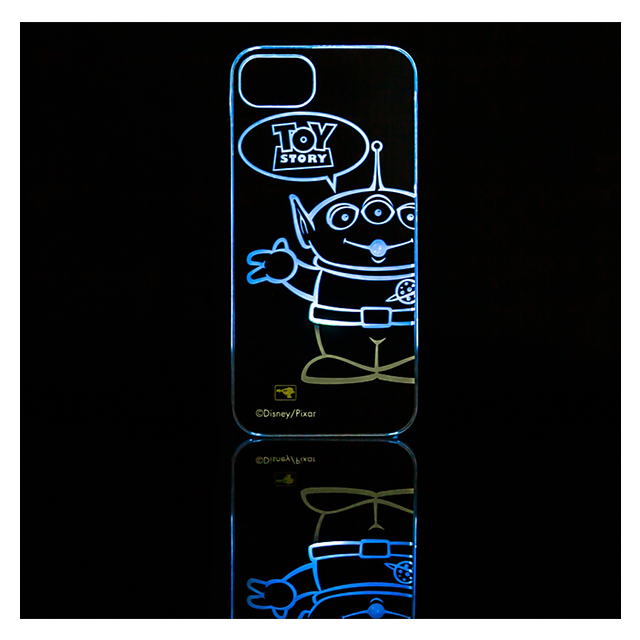 【iPhone5s/5 ケース】光るライトケース エイリアン正面サブ画像