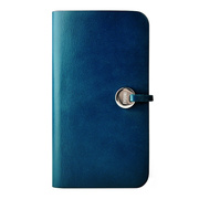 【iPhoneSE(第1世代)/5s/5 ケース】Leather Arc Cover L54 ブルー (収納ポケット無し)