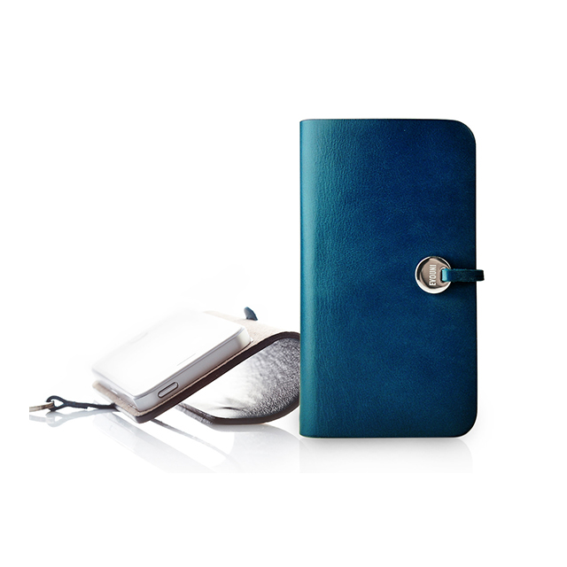 【iPhoneSE(第1世代)/5s/5 ケース】Leather Arc Cover L54 ブルー (収納ポケット無し)サブ画像