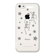 【iPhone5c ケース】CollaBorn デザインケース Danced Bone-CL