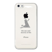 【iPhone5c ケース】CollaBorn デザインケース The rabbit which fell over