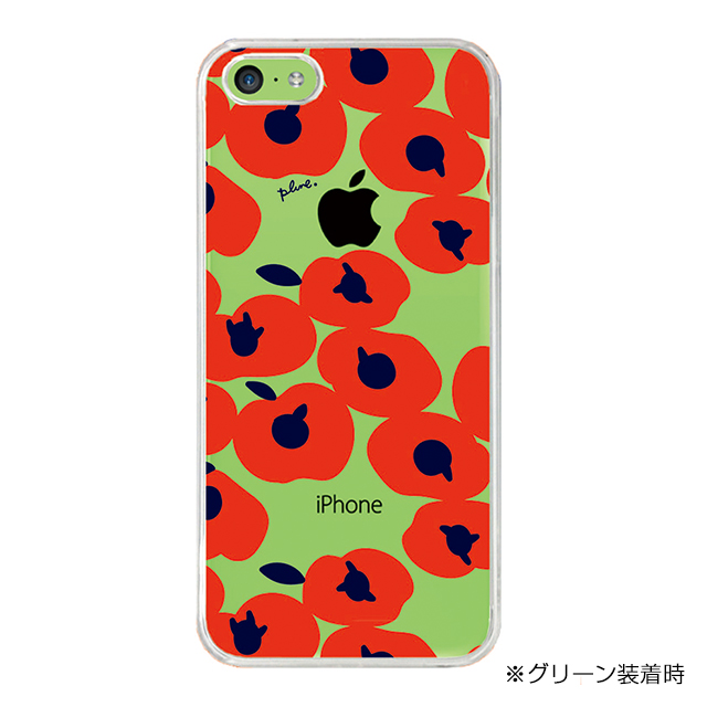 【iPhone5c ケース】CollaBorn デザインケース りんご花あか-CLサブ画像