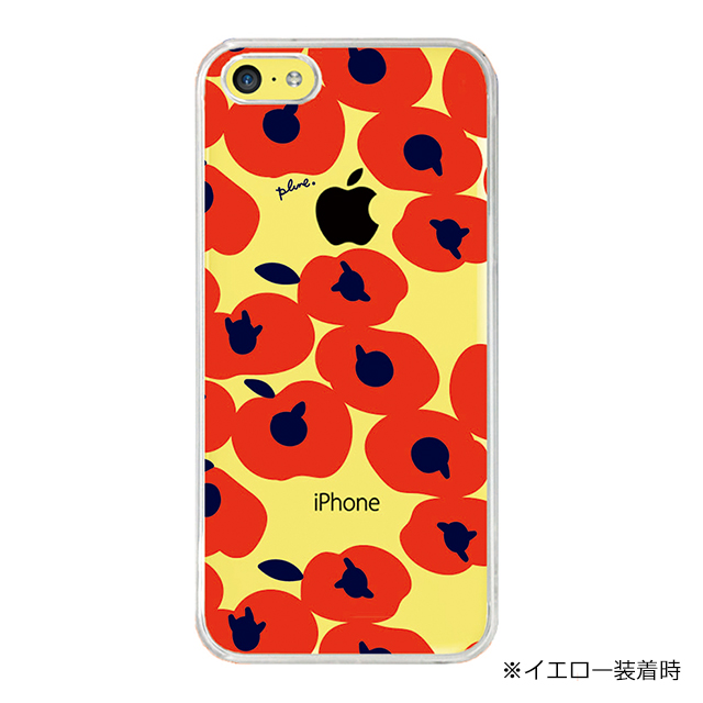 【iPhone5c ケース】CollaBorn デザインケース りんご花あか-CLサブ画像
