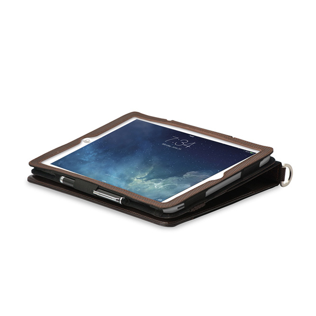 【iPad(9.7inch)(第5世代/第6世代)/iPad Air(第1世代) ケース】TUNEFOLIO URBAN ブラウンサブ画像