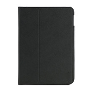 【iPad(9.7inch)(第5世代/第6世代)/iPad Air(第1世代) ケース】LeatherLook Classic with Front cover Milan Black