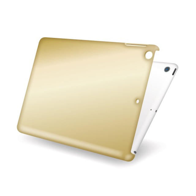 【iPad Air(第1世代) ケース】シェルカバー/ラバーコーティング/ゴールドサブ画像