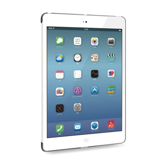 【iPad Air(第1世代) ケース】Smart Cover対応シェルカバー/ブラックサブ画像
