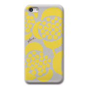 【iPhone5c ケース】CollaBorn デザインケース きいろつぶつぶお花