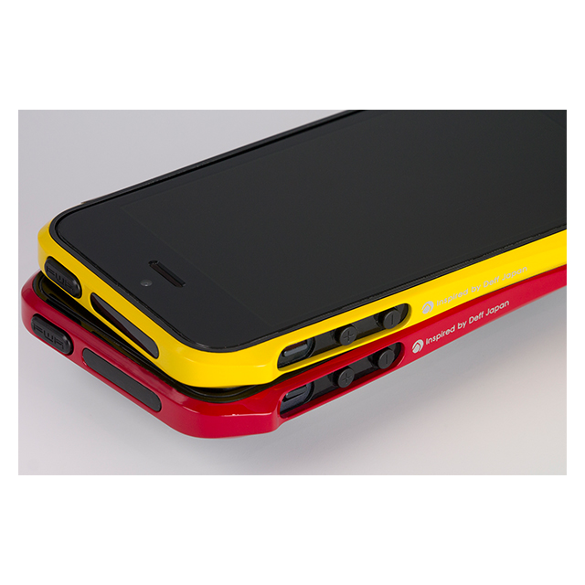 【iPhone5s/5 ケース】CLEAVE ALUMINUM BUMPER Aero European (Yellow/Black)サブ画像