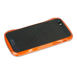 【iPhoneSE(第1世代)/5s/5 ケース】CLEAVE BUMPER METALIC ＆ CARBON (Monaco Orange)