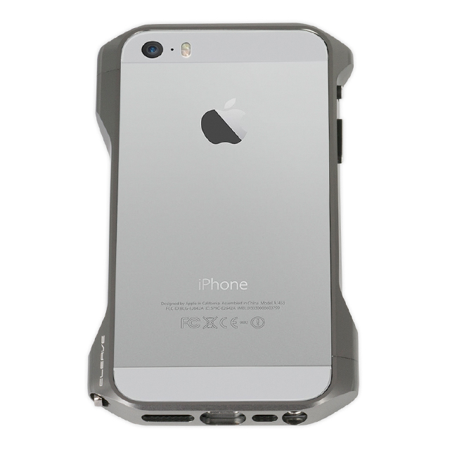 【iPhone5s/5 ケース】CLEAVE PREMIUM ALUMINUM BUMPER ZERO (Premium Gray)サブ画像