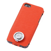 【iPhoneSE(第1世代)/5s/5 ケース】Multi Function Design Case (Orange Pink)