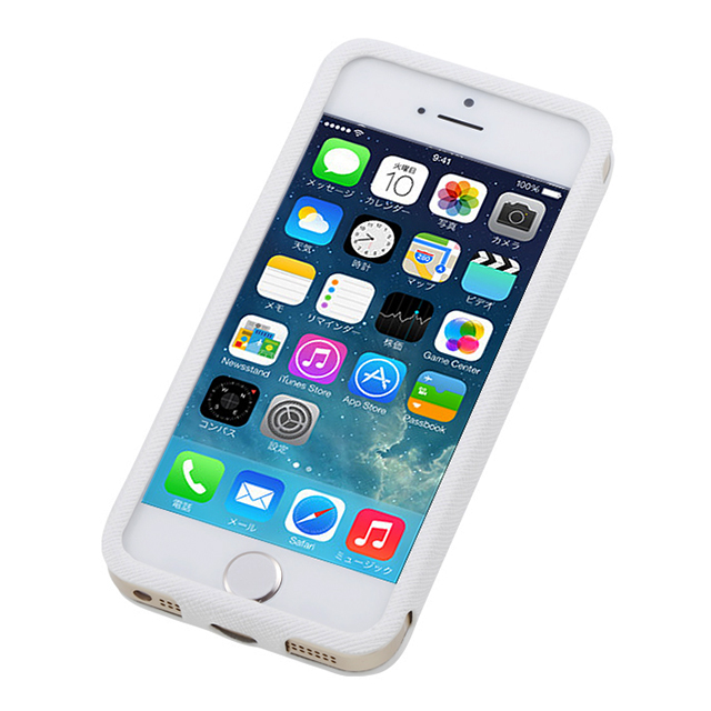 【iPhoneSE(第1世代)/5s/5 ケース】Multi Function Design Case (Vanilla White)サブ画像