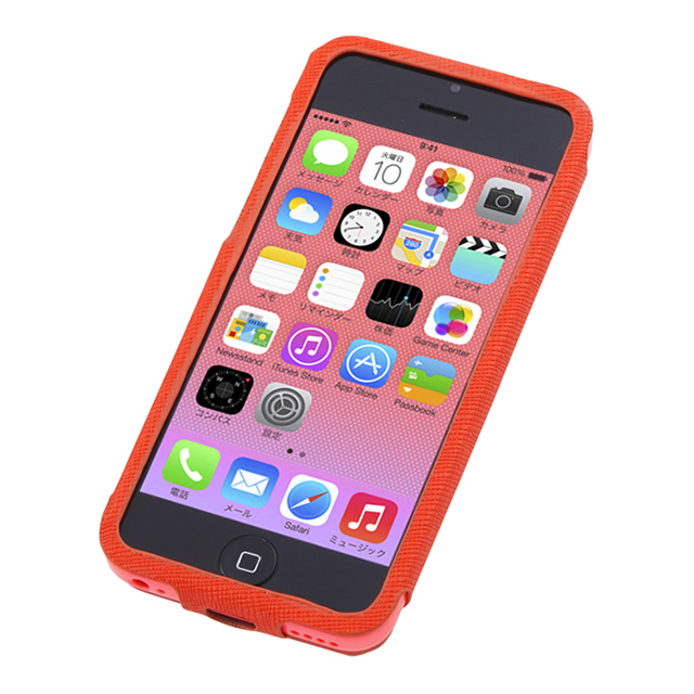 【iPhone5c ケース】Multi Function Design Case Orange Pinkサブ画像