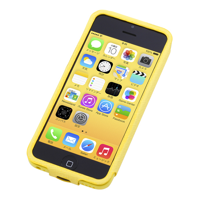 【iPhone5c ケース】Multi Function Design Case Pineapple Yellowサブ画像