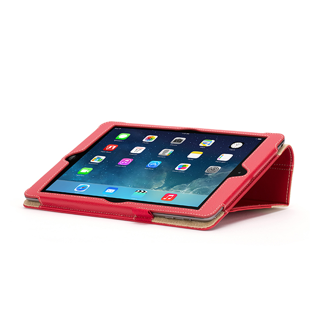【iPad Air(第1世代) ケース】Back Bay Folio Case Red/Brownサブ画像