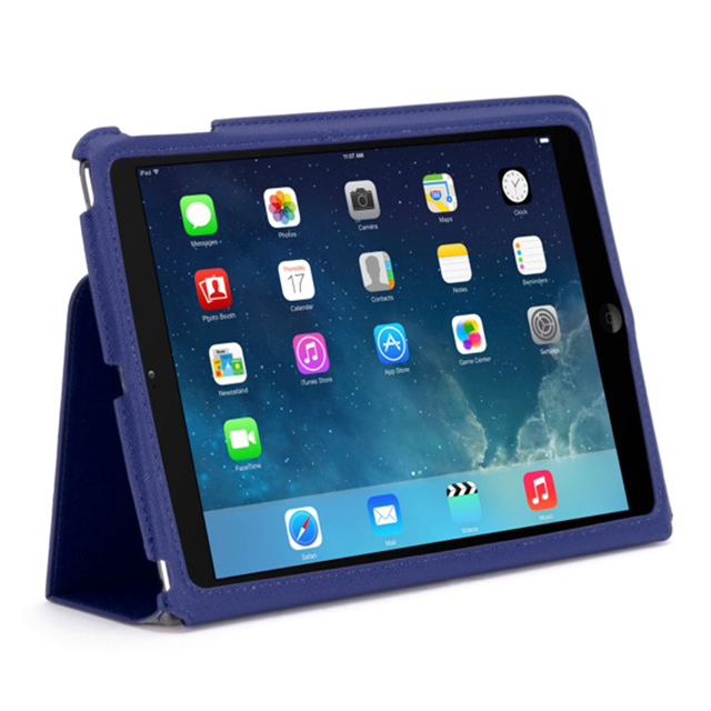 【iPad Air(第1世代) ケース】Slim Folio Case Monaco Blue/Grayサブ画像