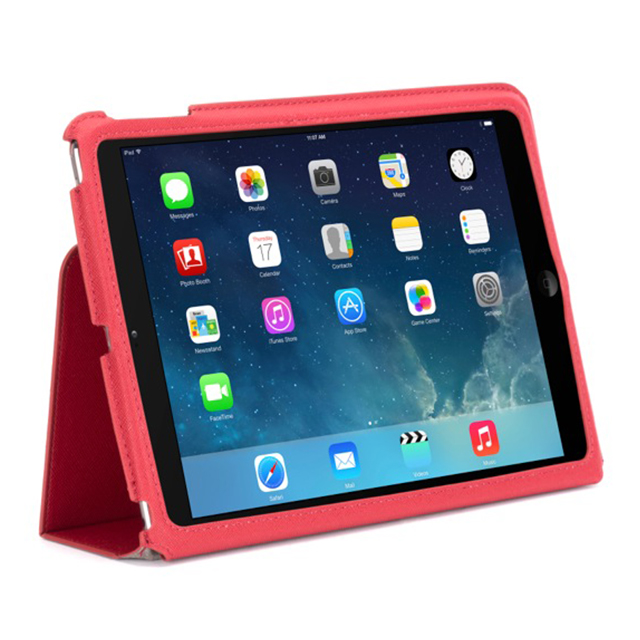 【iPad Air(第1世代) ケース】Slim Folio Case Red/Grayサブ画像