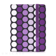 【iPad Air(第1世代) ケース】Passport-style Polka Folio Case Purple