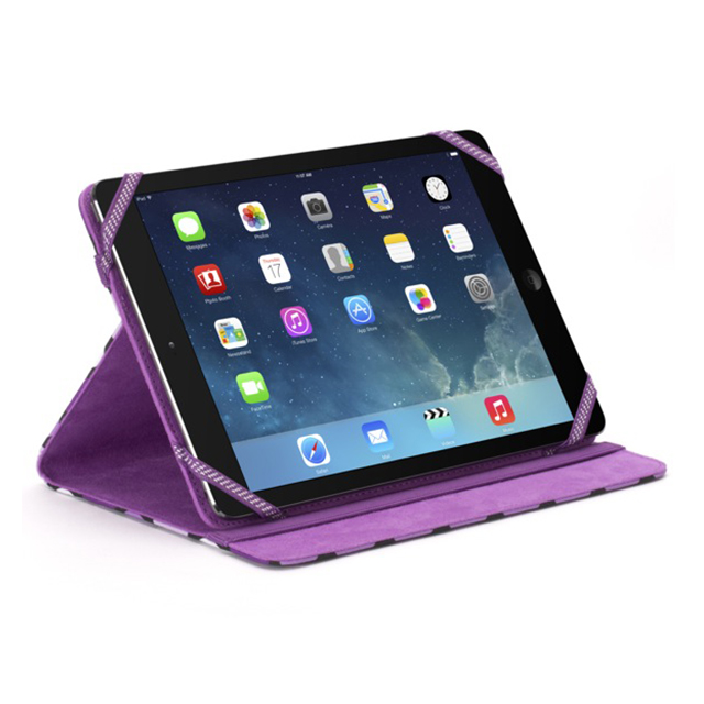 【iPad Air(第1世代) ケース】Passport-style Polka Folio Case Purpleサブ画像