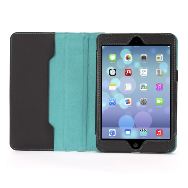 【iPad mini3/2/1 ケース】Back Bay Polka Folio Case Black/White/Blueサブ画像