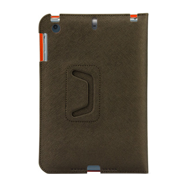 【iPad mini3/2/1 ケース】LeatherLook Classic with Front cover (パウダーブロンズ/バレンシアオレンジ)goods_nameサブ画像