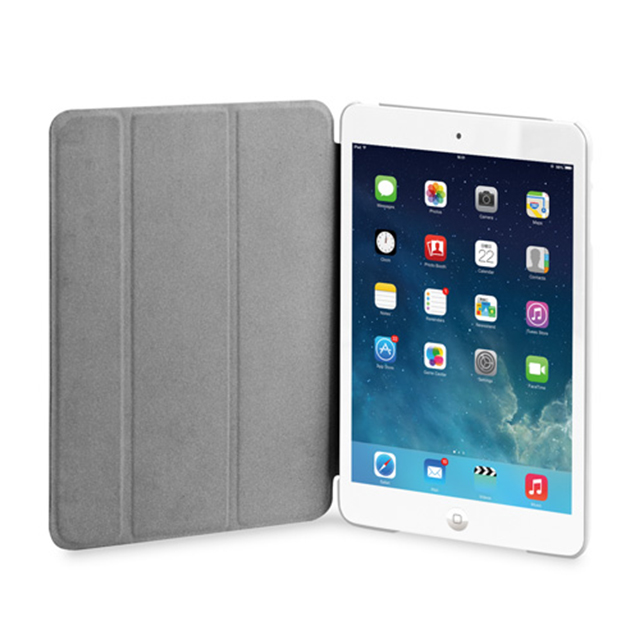 【iPad mini2/1 ケース】LeatherLook SHELL with Front cover for iPad mini ジェットブラックサブ画像