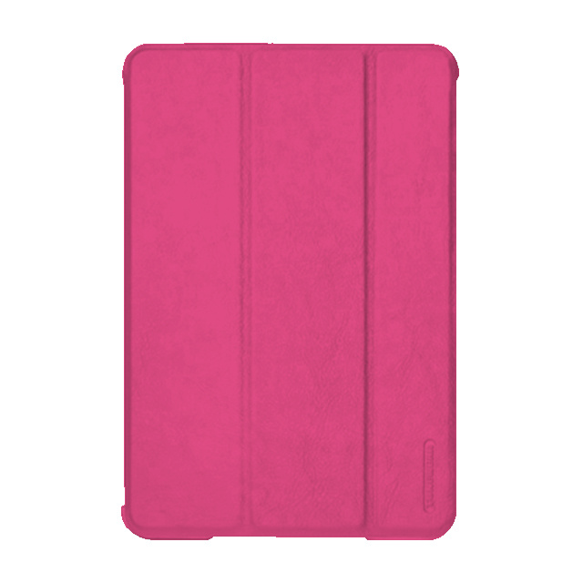 【iPad mini2/1 ケース】LeatherLook SHELL with Front cover for iPad mini ローズピンク