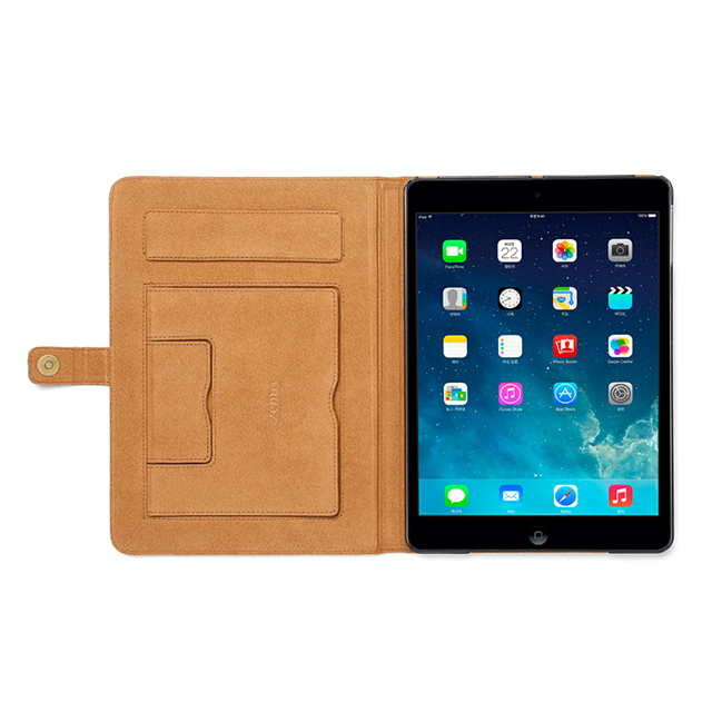 【iPad(9.7inch)(第5世代/第6世代)/iPad Air(第1世代) ケース】Prestige Retro Vintage Diary (ビンテージブラウン)サブ画像